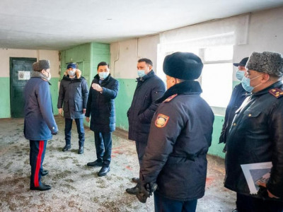 Алтай Көлгінов учаскелік полиция бекеттерін аралады