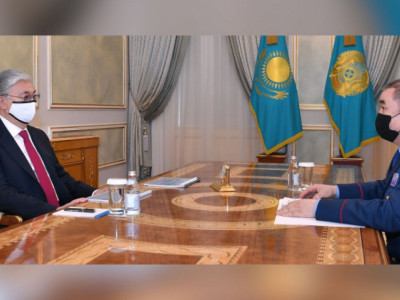 Мемлекет басшысы ішкі істер министрі Ерлан Тұрғымбаевты қабылдады