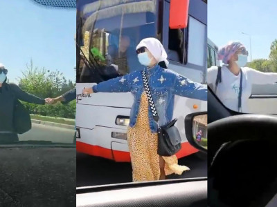 Шымкентте баспана мәселесімен әкімдікке барған әйелдер жолды жауып тастады