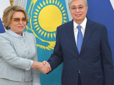 Президент Валентина Матвиенконы қабылдады