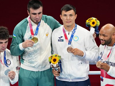 Қамшыбек Қоңқабаевқа Олимпиада ойындарының қола жүлдесі табысталды