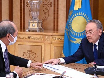 Елбасы «Назарбаев Университеті» дербес білім беру мекемесінің президенті Шигео Катсуды қабылдады