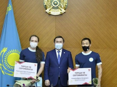 Әкім Токио Олимпиадасының жүлдегерлеріне пәтер сыйлады!