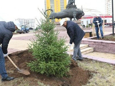 Нұр-Сұлтанда бір күнде 3 мыңға жуық ағаш отырғызылды
