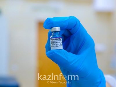 «Pfizer» вакцинасының I-ші дозасын салдырған адам саны 96 327-ге жетті