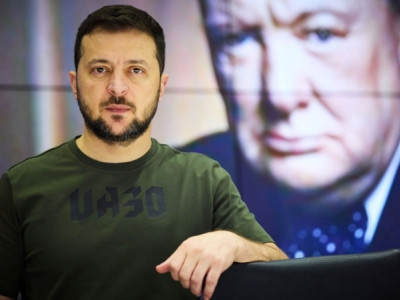 Владимир Зеленскийге адам нанғысыз батылдығы үшін Черчилл атындағы сыйлық берілді