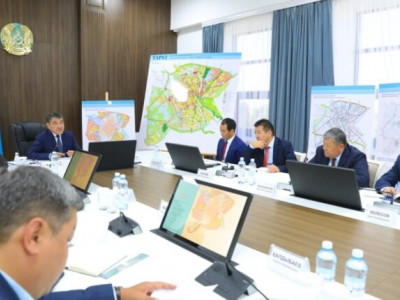 Тараз қаласының бас жоспарына түзетулер мен өзгерістер енгізу жобасы қаралды