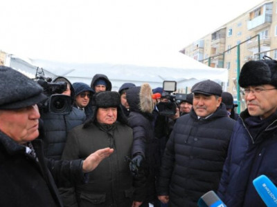 Мәулен Әшімбаев Талас ауданындағы қалпына келтіру жұмыстарының барысымен танысты