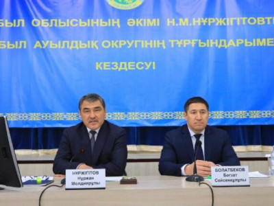 Облыс әкімі ауыл тұрғындарының талап-тілегін тыңдады