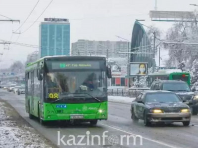Алматыда бірнеше қоғамдық көліктің бағдары уақытша өзгерді