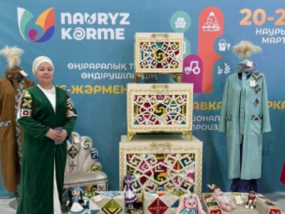 Жамбылдық тауар өндірушілердің өнімдері көрмеге қойылды