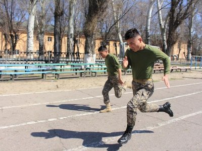 Алматыда курсанттарды әскери-спорттық ойындарға іріктеу басталды