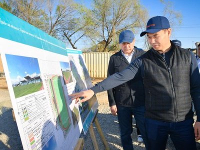 Түркістанда жаңа саябақ пен тарихи стадионның құрылысы жүріп жатыр
