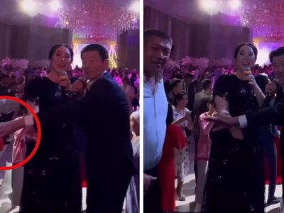 «Сенің әйелің кімге керек?»: Қыдырәлі Болманов Қарақатқа қол жүгірткен адамды кеудесінен итеріп жіберді (ВИДЕО)