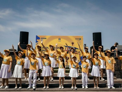 Қазақ радиосы көшесінде балалар мерекесі аталып өтті