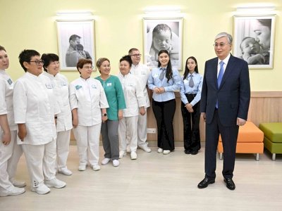 Президент «Керуен-Medicus» клиникасының жаңа корпусын аралап көрді