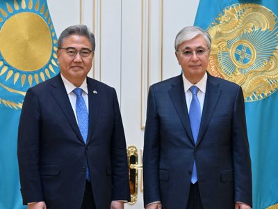 Мемлекет басшысы Корея Республикасының Сыртқы істер министрі Пак Чжинді қабылдады