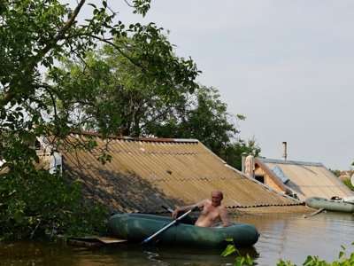 Еріктілер: Днепрдің сол жағалауында 400-ге жуық адам із-түзсіз жоғалған