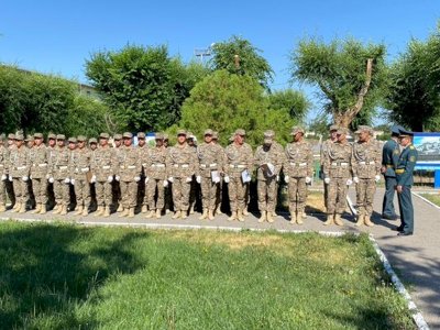 Жұмыссыз жастар арасында әскери-далалық лагерь өткізілді