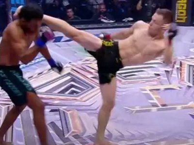 UFC үміткері Бекзат Алмахан бразилиялық Матеус Глорияны нокаутқа түсірді