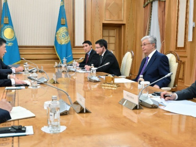  Қасым-Жомарт Тоқаев SINOPEC корпорациясының басшысын қабылдады 