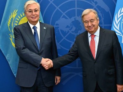 Тоқаев Біріккен Ұлттар Ұйымының Бас хатшысымен кездесті