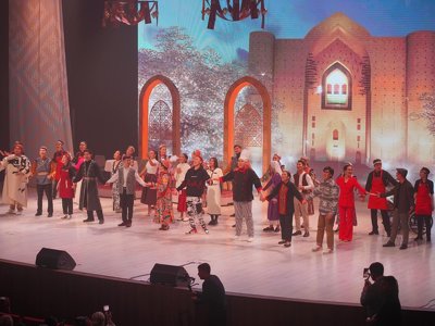 Түркістанда алғаш рет “Құстар қайтып келеді” мюзиклі сахналанды