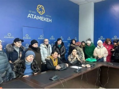 Семейдегі ірі сауда үйіндегі өрттен тауары бүлінген кәсіпкерлер үшін арнайы штаб құрылды