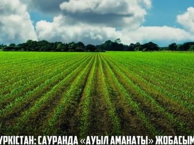 Түркістан: Сауранда Ауыл аманаты жобасымен 200-ге...