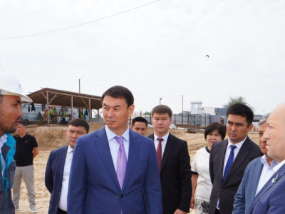 Түркістан: Келес ауданында 300 орындық жайлы мектептің құрылысы жүргізілуде