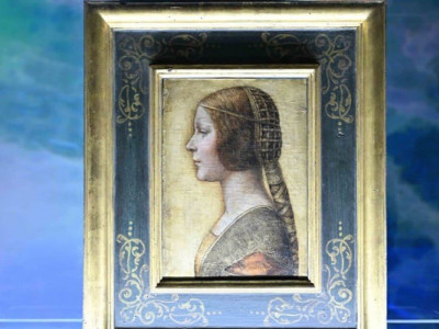 Леонардо да Винчидің әйгілі La bella principessa картинасы Президентке көрсетілді