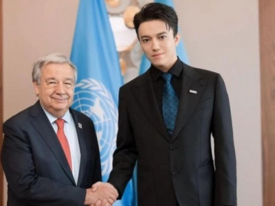 Димаш Құдайберген Астанада БҰҰ Бас хатшысымен кездесті