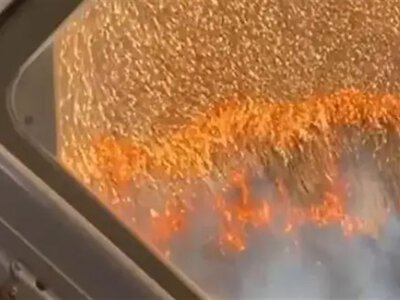 Каспий жағалауындағы қамыс өртін сөндіруге тікұшақпен 30 тонна су төгілді