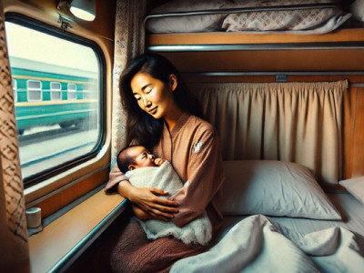 Пойызда тағы бір бала дүниеге келді