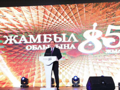 Жамбыл облысының 85 жылдығы кең көлемде атап өтілді