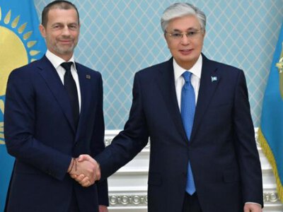 Қасым-Жомарт Тоқаев УЕФА басшысымен кездесті