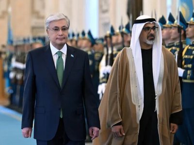 Қасым-Жомарт Тоқаев Ақордада Абу-Дабидің Тақ мұрагерін қарсы алды