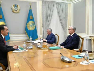 Мемлекет басшысы Бақытжан Сағынтаевты қабылдады