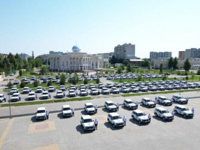 Нариман Төреғалиев ветеринариялық қызметке 106 жаңа автокөлік табыстады