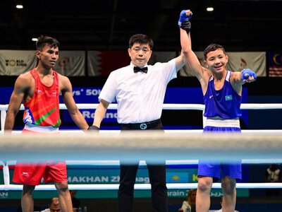 Бокстан Жұмағали Нұрмахан жасөспірімдердің Азия ойындарында жеңімпаз атанды