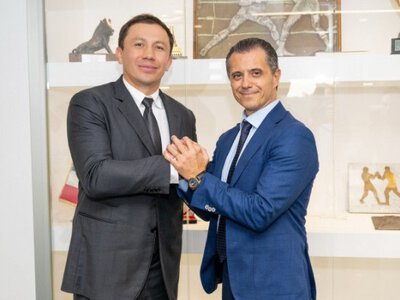 Геннадий Головкин Италия бокс федерациясы президентімен кездесті