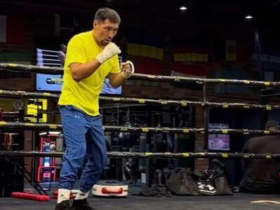 Спорттан уақытша шеттетілген Жәнібек Әлімханұлы жекпе-жегіне дайындықты бастап кетті
