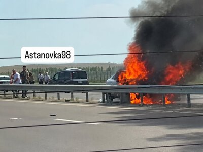Астана-Петропавл жолындағы өртенген көлікте аман қалған адам жансақтау бөлімінде
