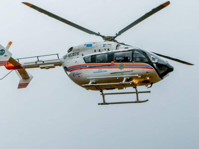 Іле Алатауда жарақат алған екі ресейлік альпинист тікұшақпен құтқарылды