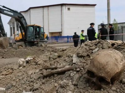 Семейде құрылыс алаңынан адам сүйектері табылды