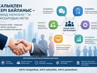 Халықпен кері байланыс – тиімді мемлекеттік басқарудың негізі