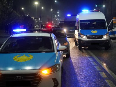 Патруль көлігін зақымдаған жезқазғандық 20 тәулікке қамауға алынды