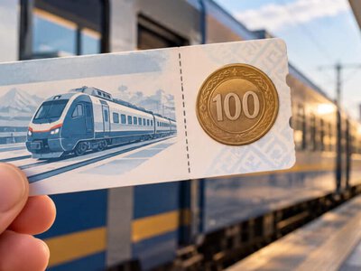 Пойызға 100 теңгеге билет алып үлгеріңіз