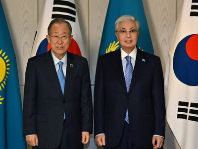 Қасым-Жомарт Тоқаев БҰҰ бұрынғы басшысы Пан Ги Мунмен кездесті