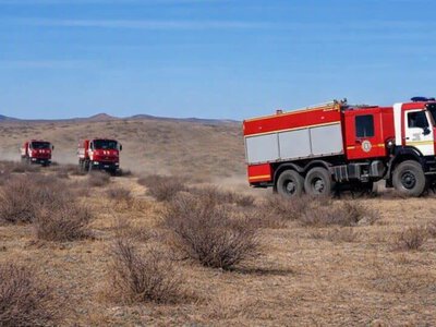 Абай облысында қатты жел табиғи өртті сөндіруге кедергі келтірді
